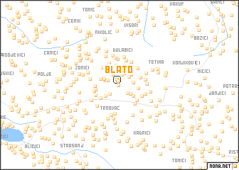 map of Blato