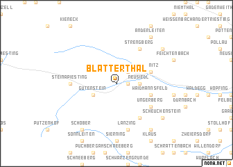 map of Blätterthal