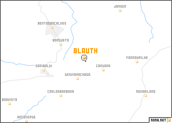 map of Blauth