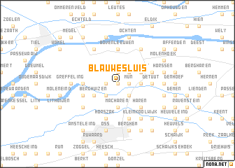 map of Blauwesluis