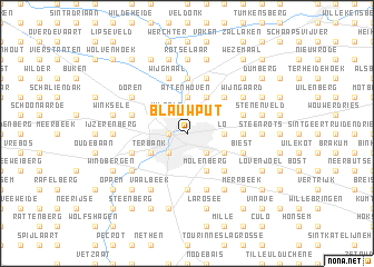 map of Blauwput