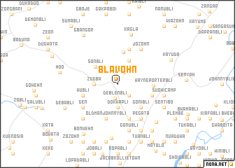 map of Blavohn