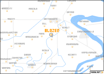 map of Blazer