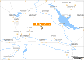 map of Blazhishki