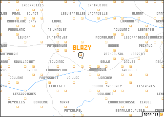 map of Blazy