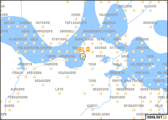 map of Bla