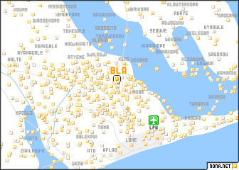 map of Bla