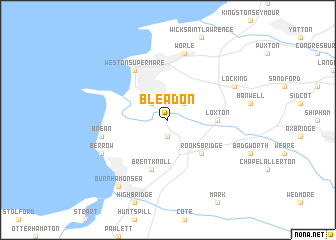 map of Bleadon