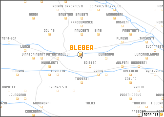 map of Blebea