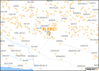 map of Blebići