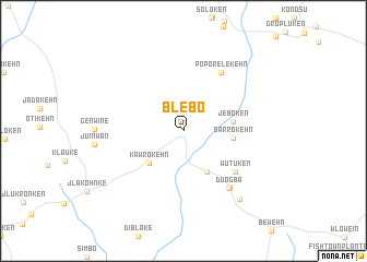 map of Blebo