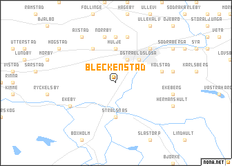 map of Bleckenstad