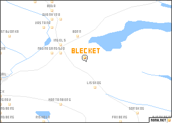 map of Blecket