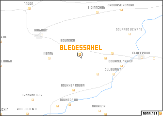 map of Bled es Sahel