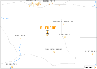 map of Bledsoe