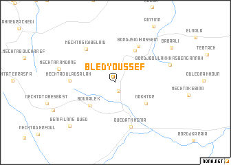 map of Bled Youssef