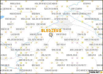 map of Bledzewo