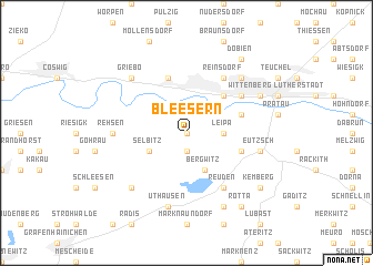 map of Bleesern