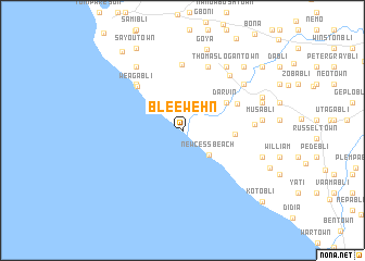 map of Bleewehn