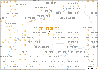 map of Bleialf