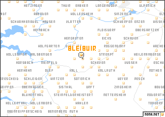 map of Bleibuir