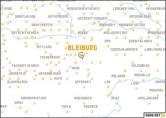 map of Bleiburg