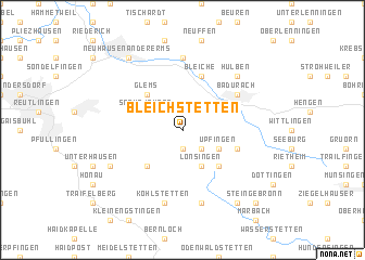 map of Bleichstetten