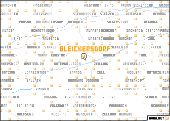 map of Bleickersdorf