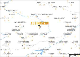 map of Bleiwäsche