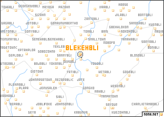 map of Blekehbli