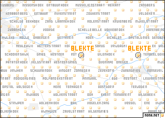 map of Blekte