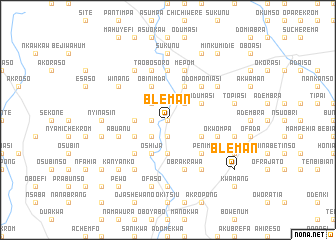 map of Bleman