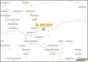 map of Blencarn