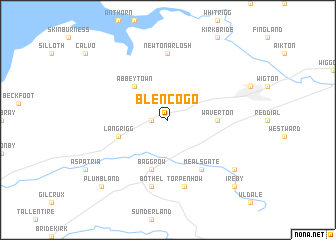 map of Blencogo