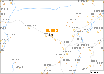 map of Bleng