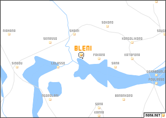 map of Bleni