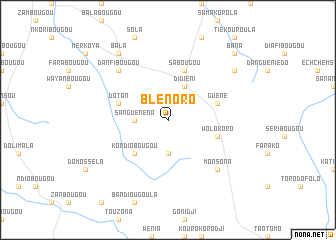 map of Blénoro