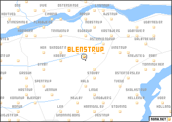 map of Blenstrup
