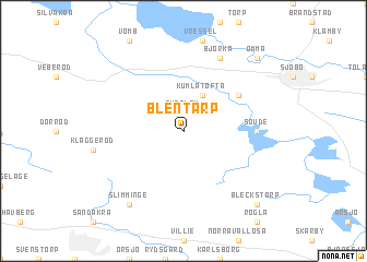 map of Blentarp