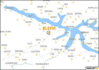 map of Blerim