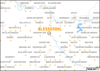 map of Blessenohl