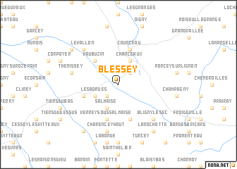 map of Blessey