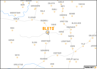 map of Bleto