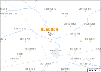 map of Blevachi