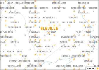 map of Bléville