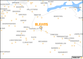 map of Blevins