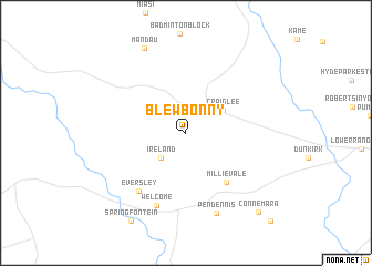 map of Blew Bonny