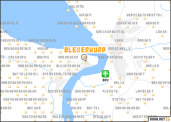 map of Blexerwurp