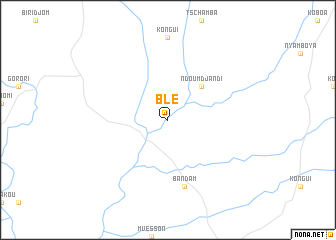 map of Blé