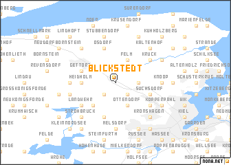 map of Blickstedt